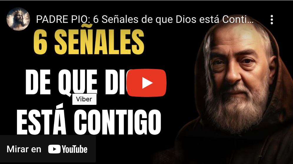 PADRE PIO: 6 Señales de que Dios está Contigo